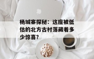 杨城寨探秘：这座被低估的北方古村落藏着多少惊喜？