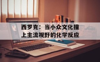 西罗克：当小众文化撞上主流视野的化学反应