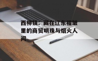 西柳镇：藏在辽东褶皱里的商贸明珠与烟火人间