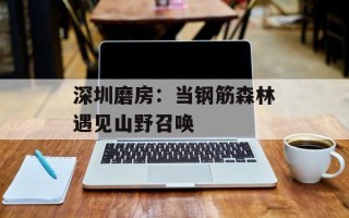 深圳磨房：当钢筋森林遇见山野召唤