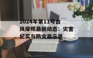 2024年第11号台风摩羯最新动态：灾害纪实与防灾启示录
