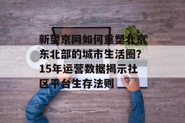 新望京网如何重塑北京东北部的城市生活圈？15年运营数据揭示社区平台生存法则-第1张图片-